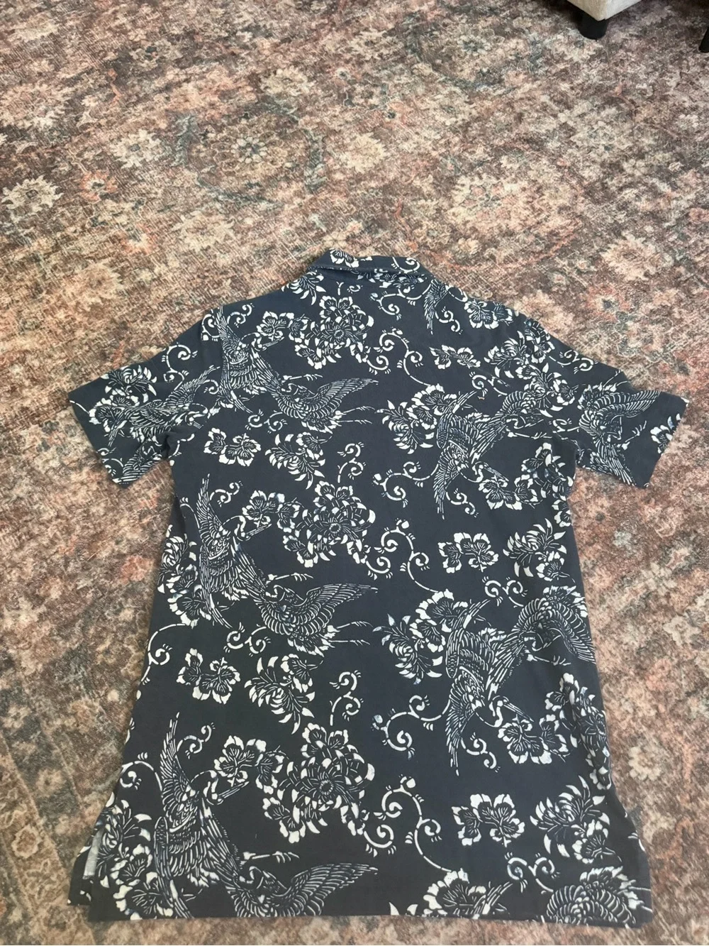Polo Golf Navy Floral Shirt